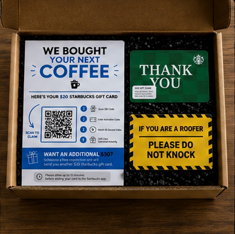 An ACE package left outside a home